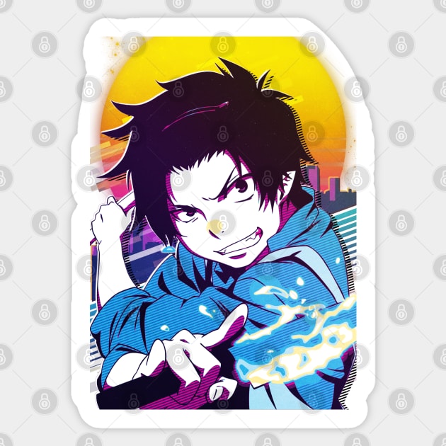 Rin Okumura Sticker by 80sRetro